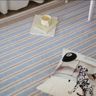 Blue Stripe Bedside Rug
