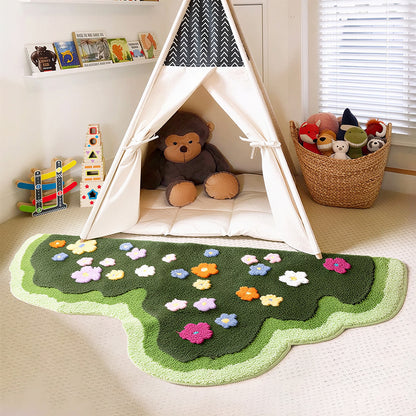 Flower Garden Tufted Rug