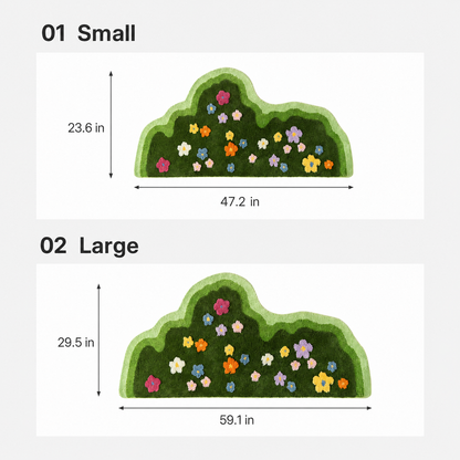Flower Garden Tufted Rug
