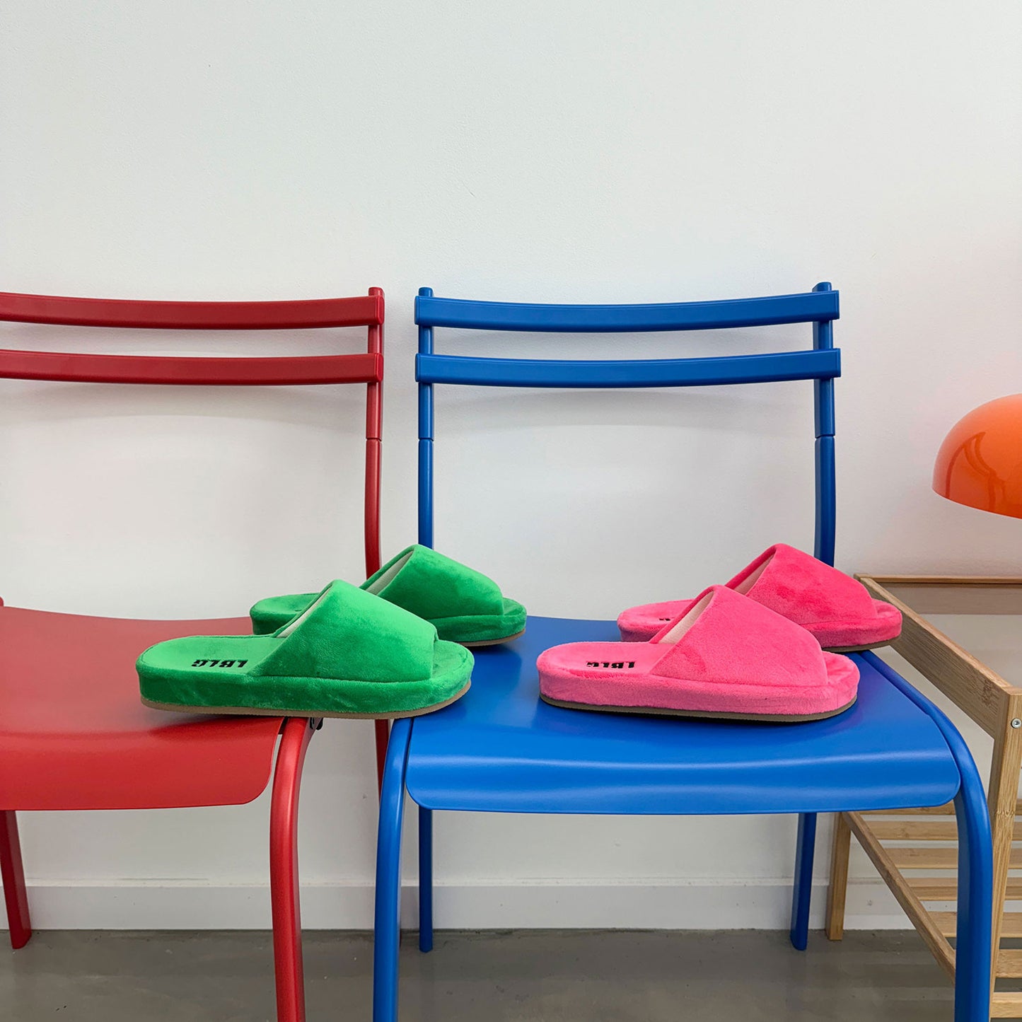 Rollin Velvet Room Slippers