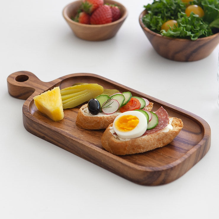 Acacia Wood Brunch Serving Tray