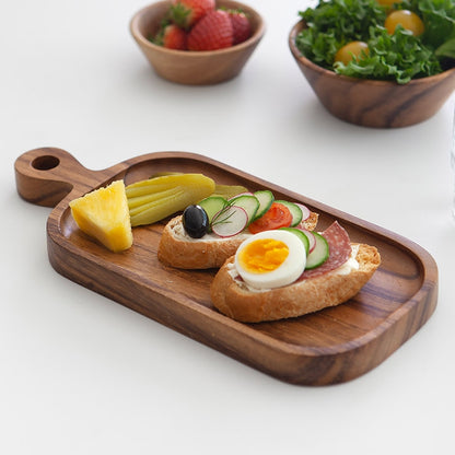 Acacia Wood Brunch Serving Tray