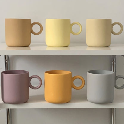 Matte Pastel Ceramic Mug 2P
