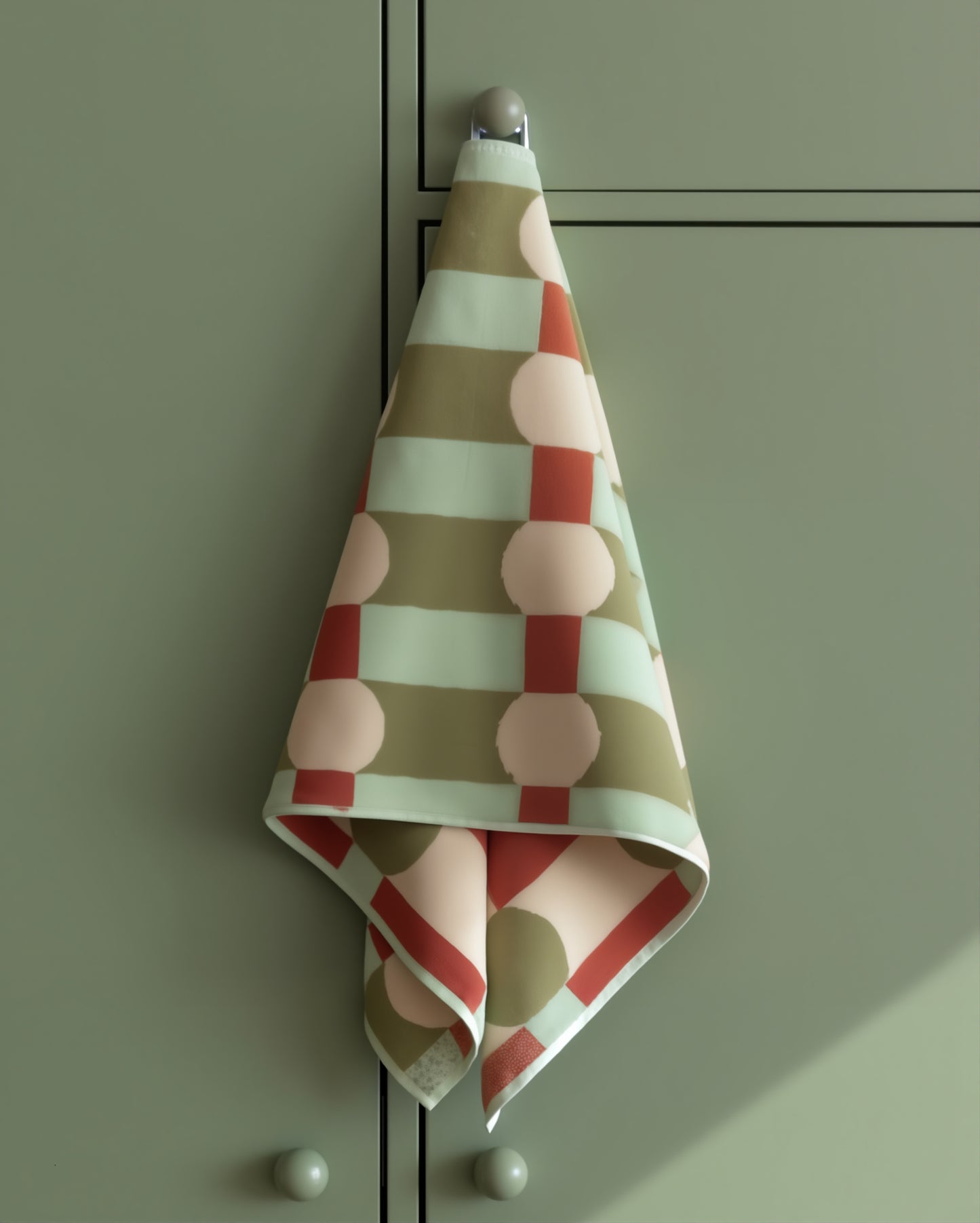 Dot Check Hand Towel