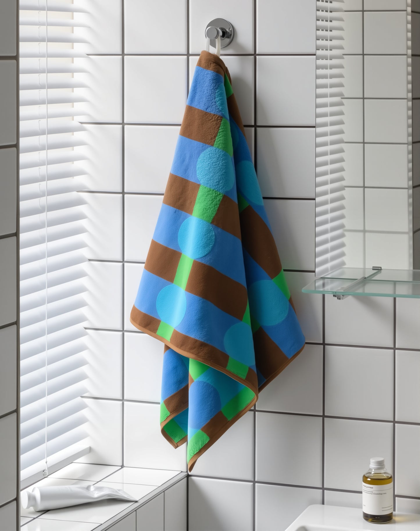 Dot Check Hand Towel