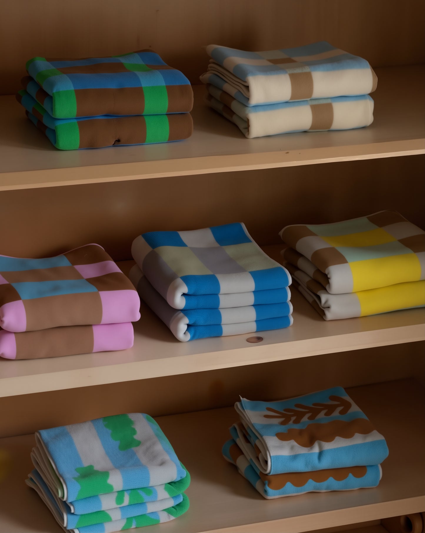 Dot Check Hand Towel