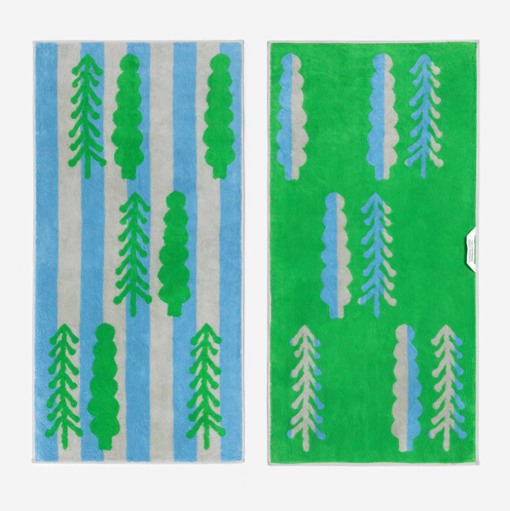 Tree Pattern Hand Towel