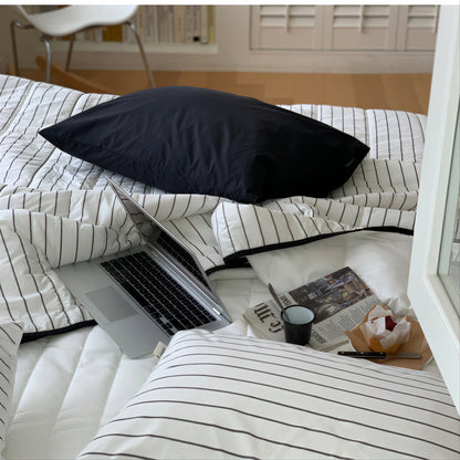 Ian Stripe Cooling Reversible Summer Comforter - image 5 of 9