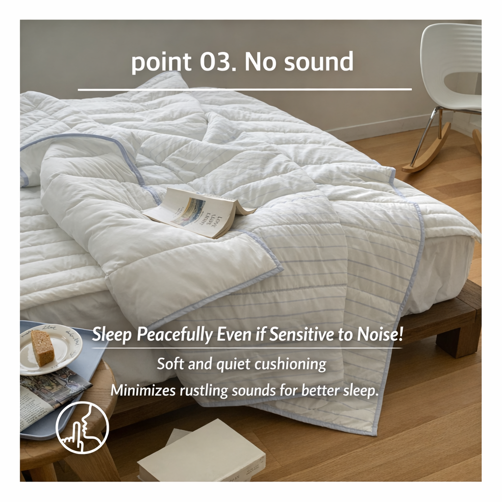Ian Stripe Cooling Reversible Summer Comforter - image 8 of 9