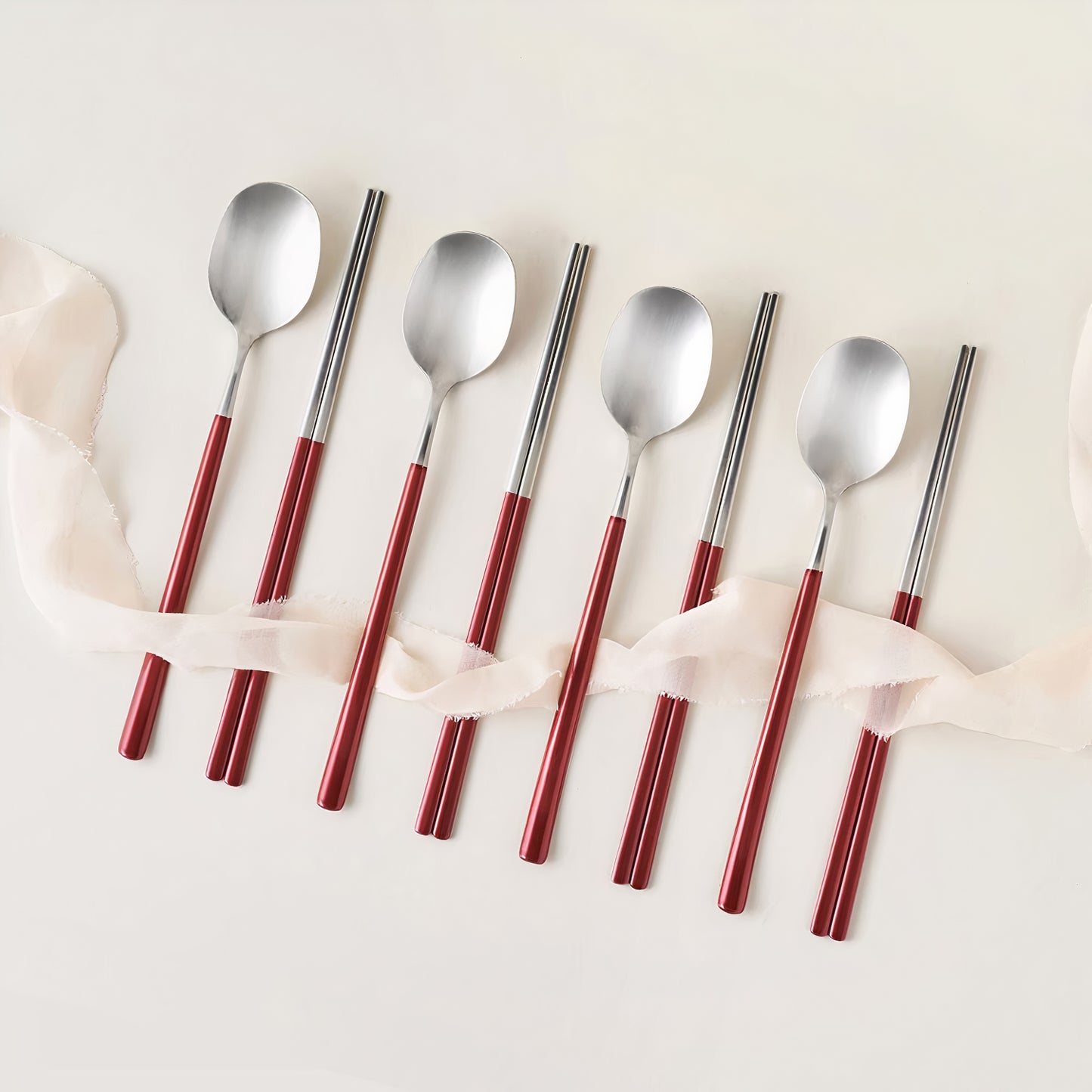 Glitter Pearl Flatware Set for 4