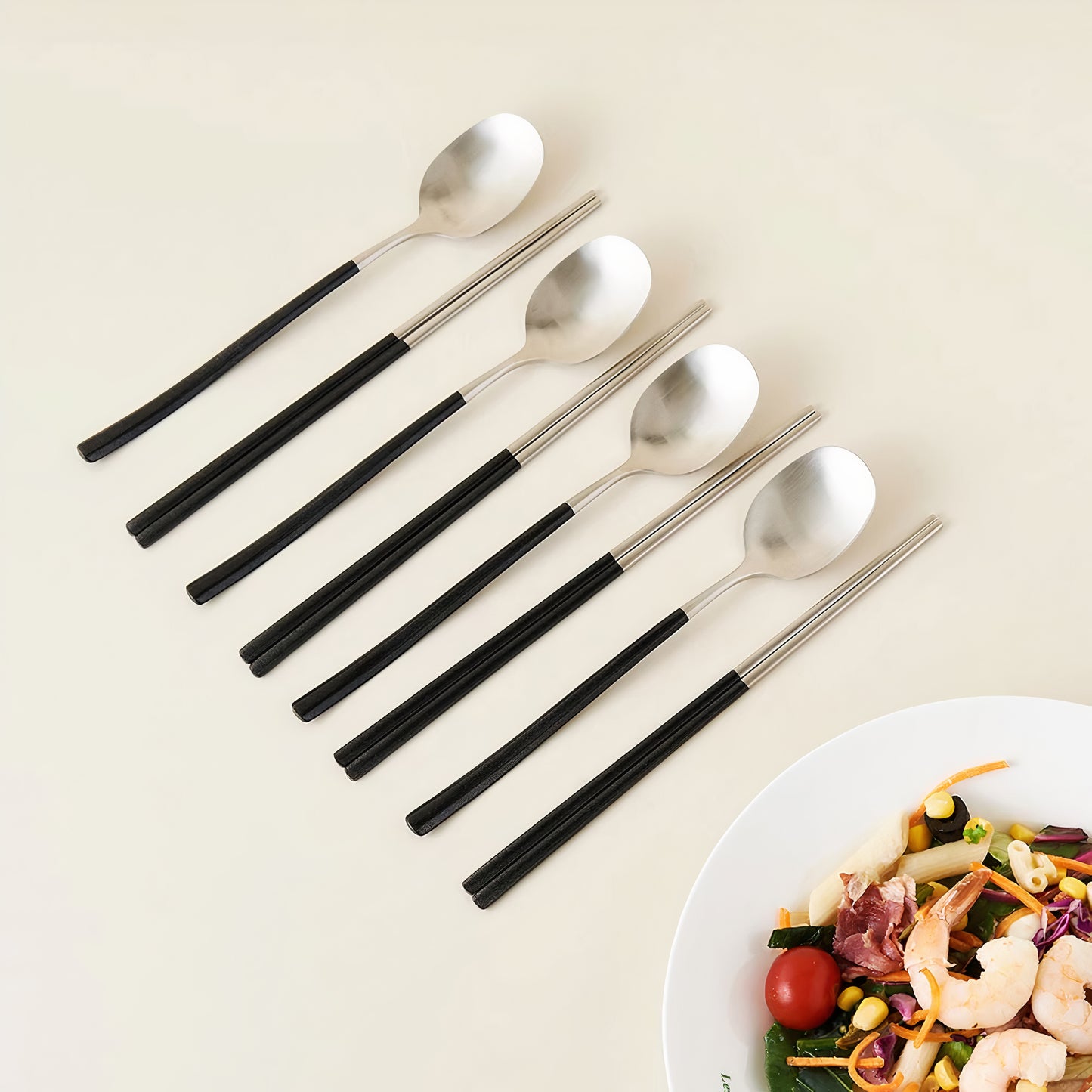 Glitter Pearl Flatware Set for 4