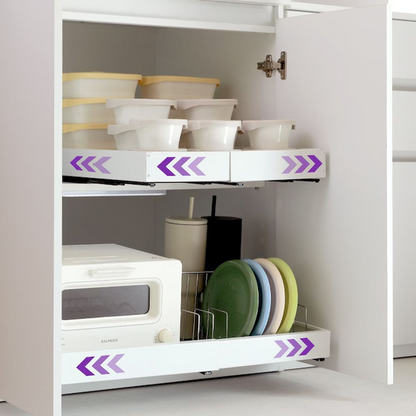 Expandable Sliding Cabinet Shelf