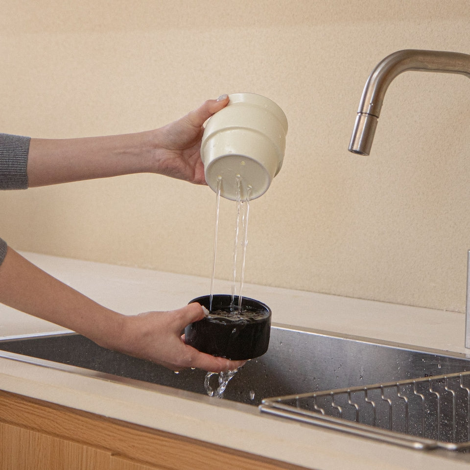 Two-Tone Self-Draining Ceramic Utensil Holders (Set of 2) - lifestyle