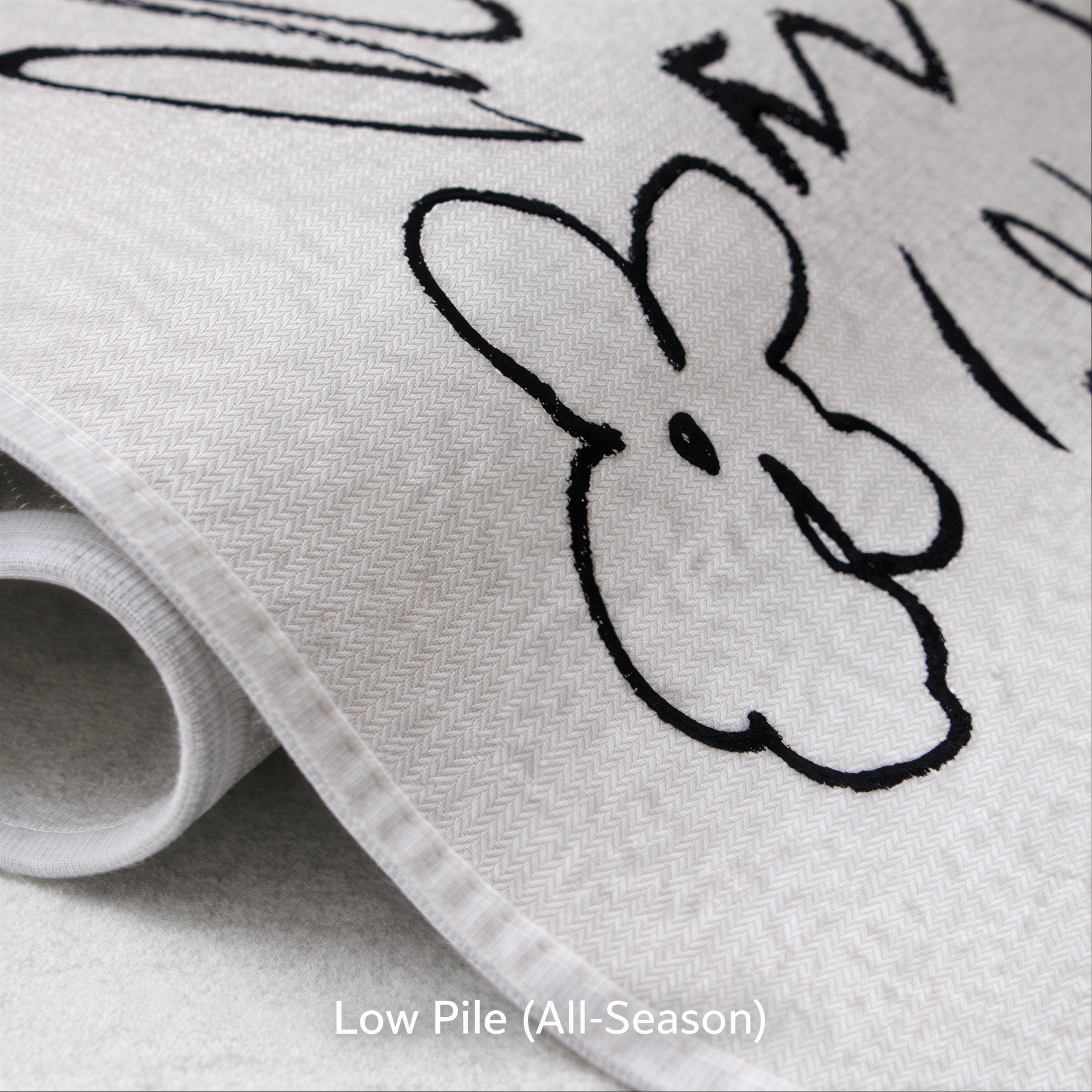 Graffiti Mid-Century Living Room Rug - image 6 of 7