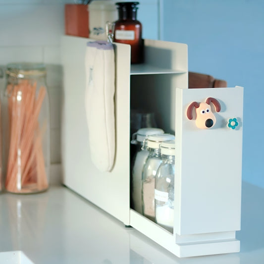 Slim Sliding Metal Storage Cabinet