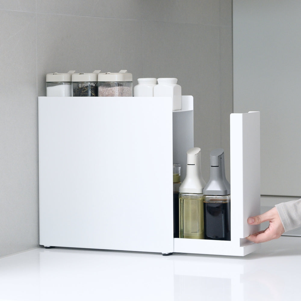 Cucinito Slim Pull-Out Storage Organizer - close up