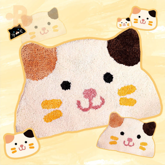 Mochi Cat Tufted Rug