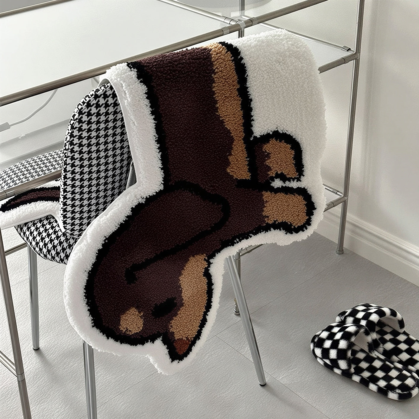Dachshund Tufted Accent Rug