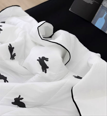 Summer Bunny Cool-Touch Seersucker Comforter Set - close up