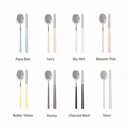 Delight Spoon & Chopsticks Set for 2