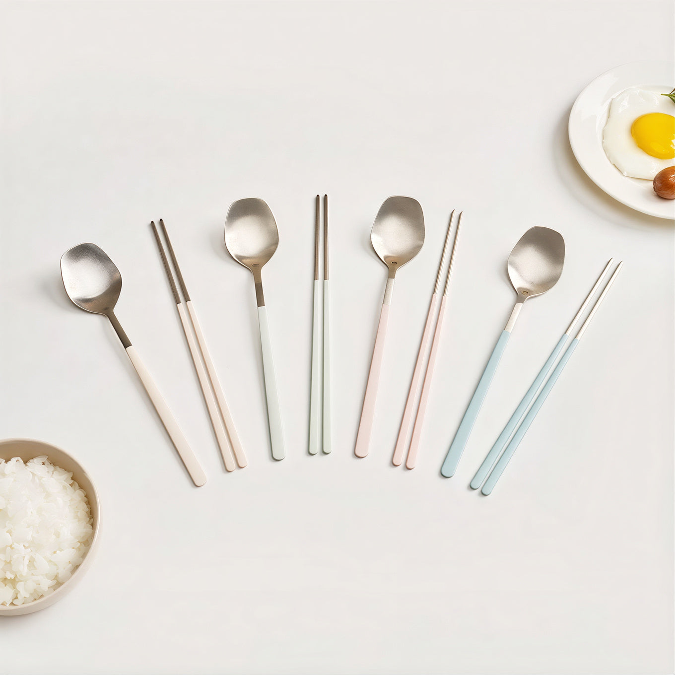 Delight Spoon & Chopsticks Set for 2