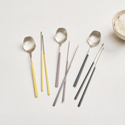 Delight Spoon & Chopsticks Set for 2