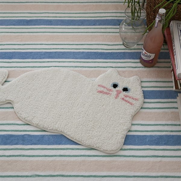 Sweet Cat Tufted Rug - lifestyle