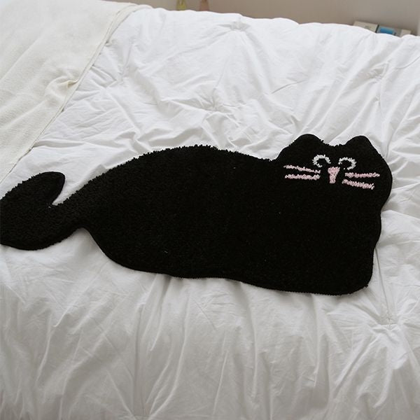 Sweet Cat Tufted Rug - close up