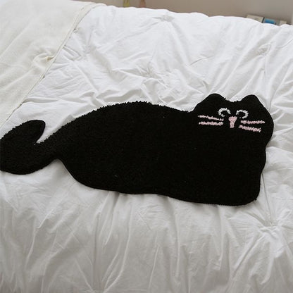 Sweet Cat Tufted Rug - close up