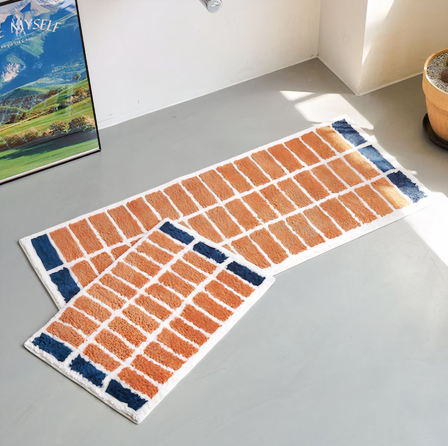Brick Jacquard Mat