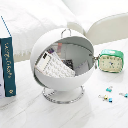 Round Steel Snack Box Storage