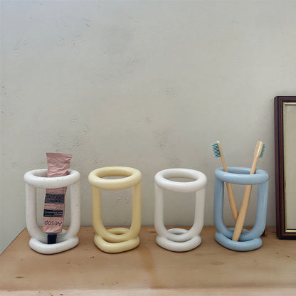 Coconut Ceramic Toothbrush Holder