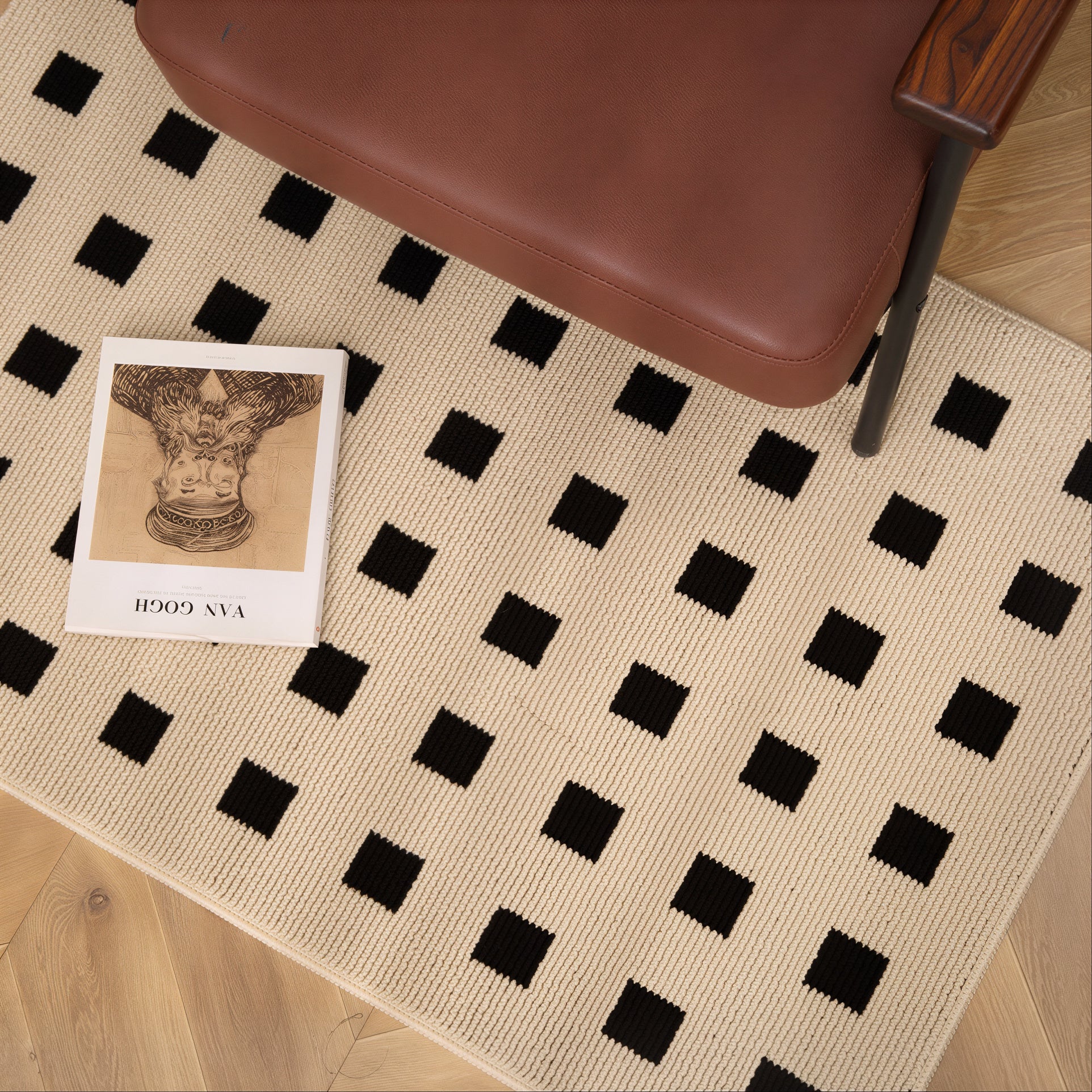 Checkerboard Mood Mat - detail view