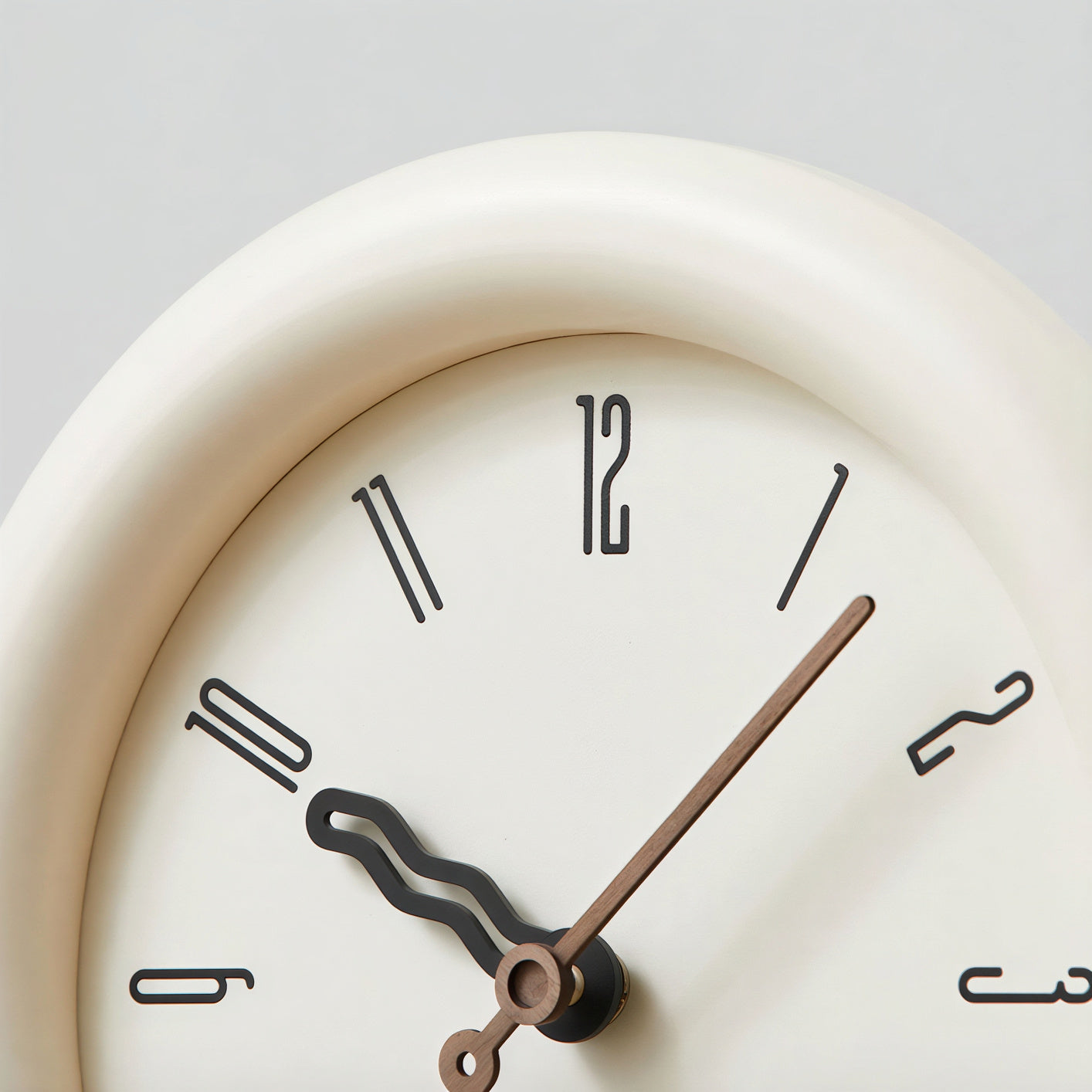 On My Mood Cream Pendulum Wall Clock