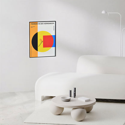On My Mood Mid-Century Art Wall Clock