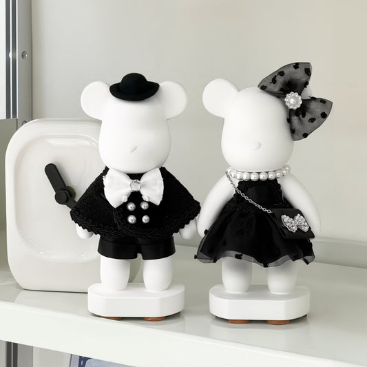 Couple Bear Diffuser Figurine Set