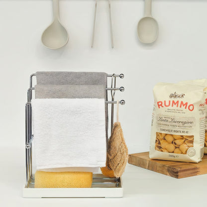Oatley 3-Tier Modern Stand Dishcloth Rack