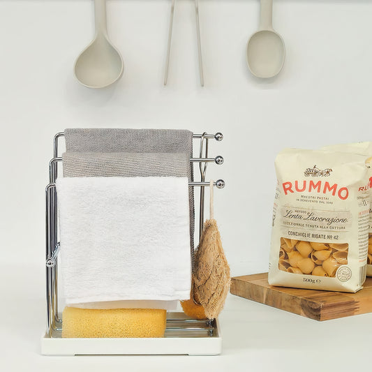 Oatley 3-Tier Modern Stand Dishcloth Rack