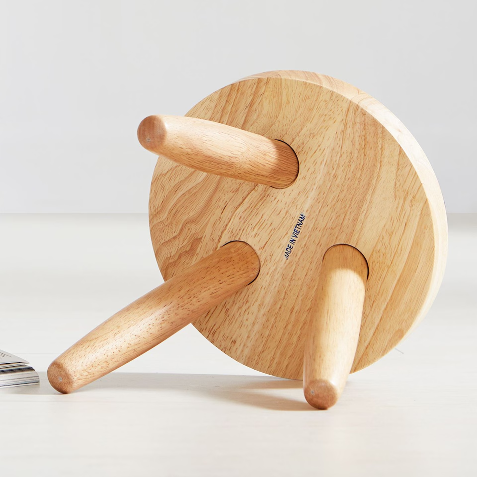 OAH Round Wood Plant Stool