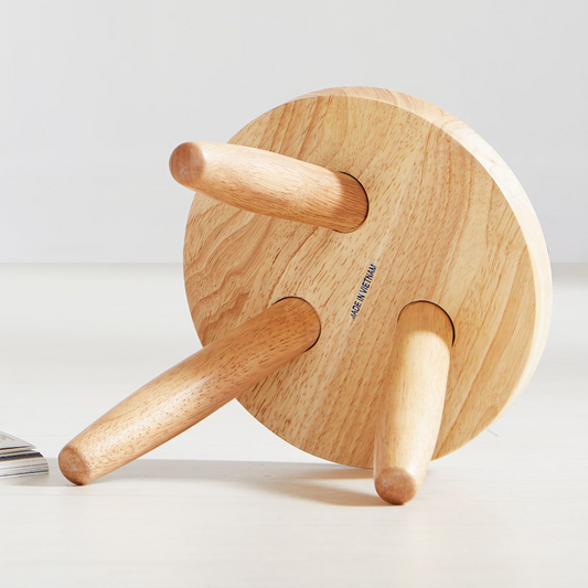 OAH Round Wood Plant Stool