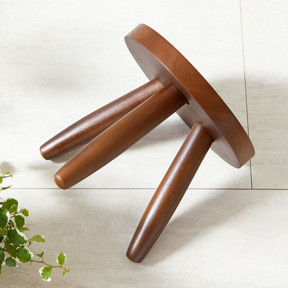 OAH Round Wood Plant Stool