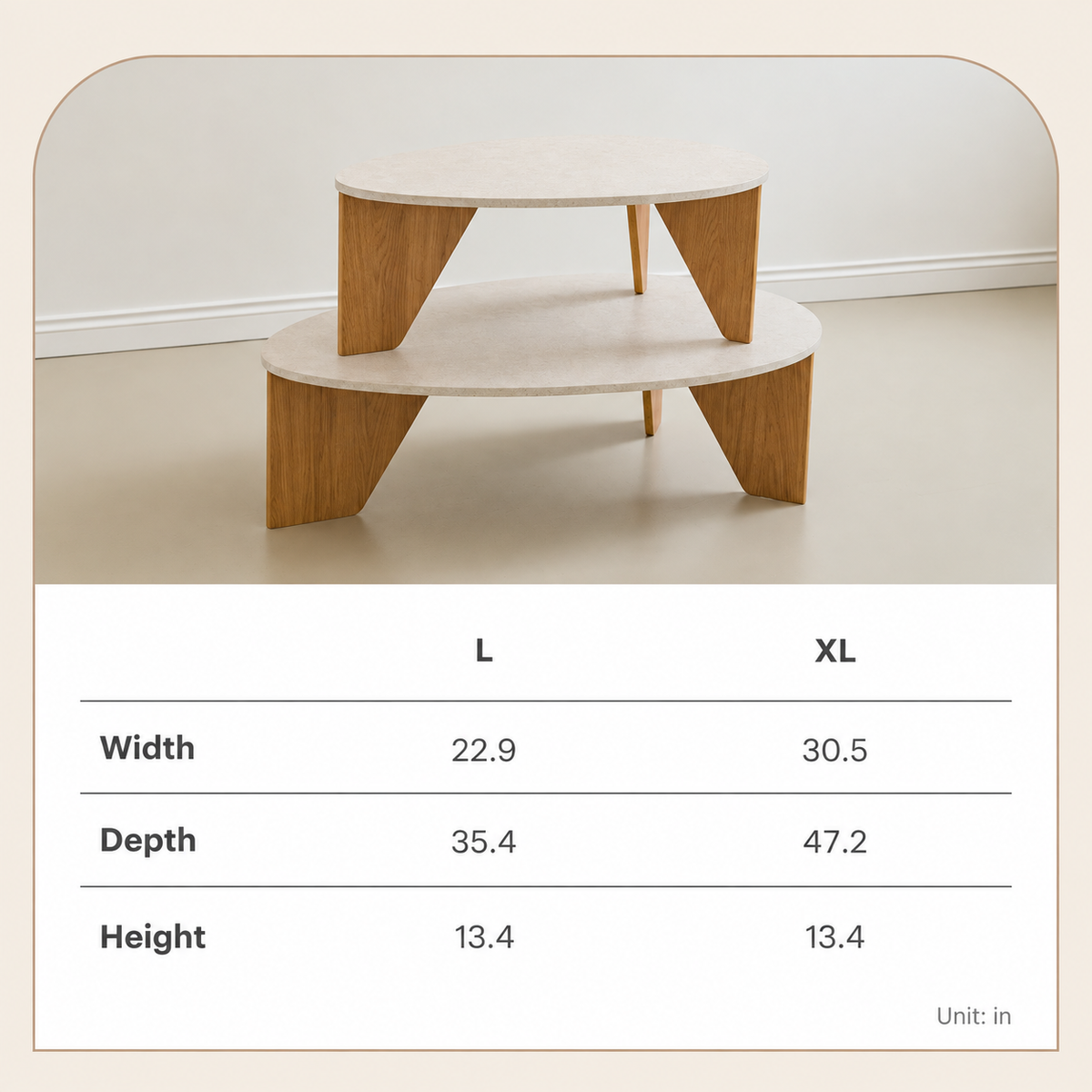 May Freeform Low Coffee Table