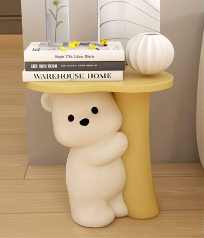 Clover Top Polar Bear Hug Side Table
