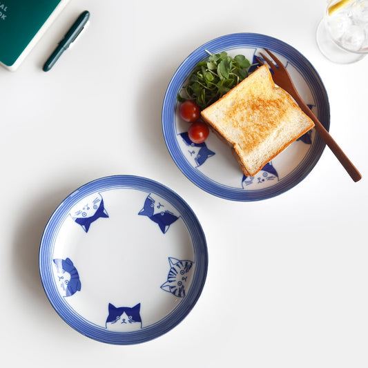 Cutie Neko Pasta Plate (2-Piece)
