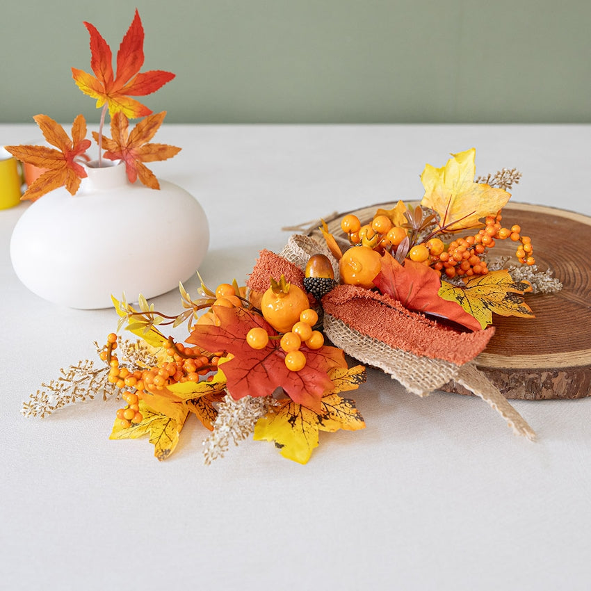 Fall Leaf & Berry Garland