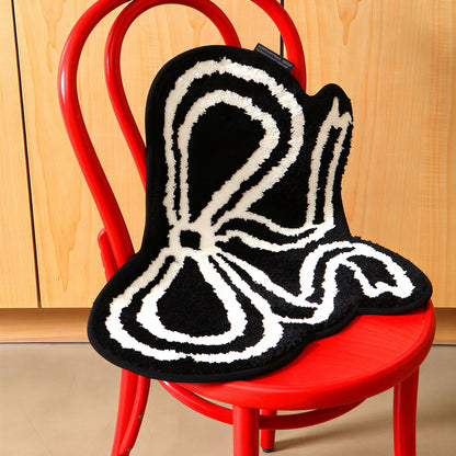 Ribbon Tufted Accent Rug