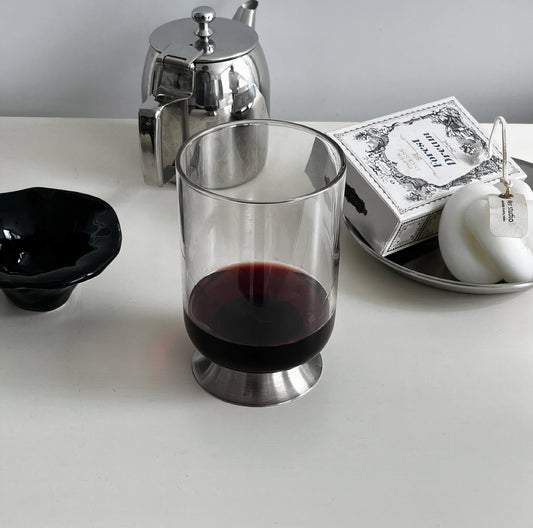 Stainless Base Glass Cup