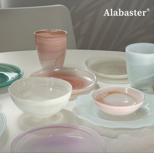 Alabaster Candy Swirl Cup (10 oz)