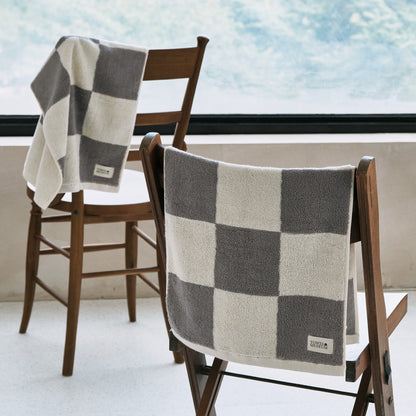 Premium Yarn-Dyed Grand Checkboard Cotton Towel (10-Pack)