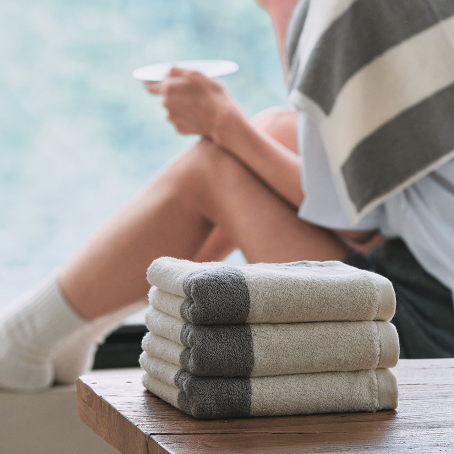 Premium Yarn-Dyed Grand Checkboard Cotton Towel (10-Pack)